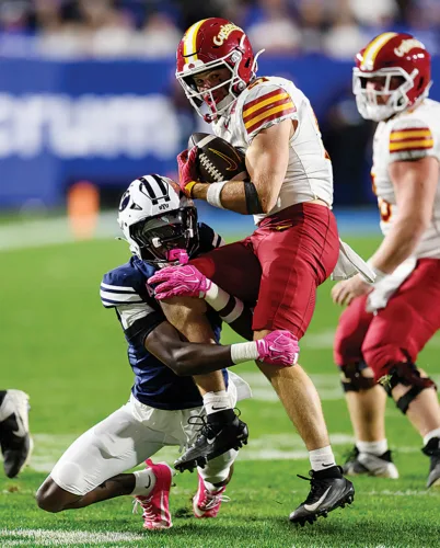 Bachmeier powers No. 8 BYU past ISU